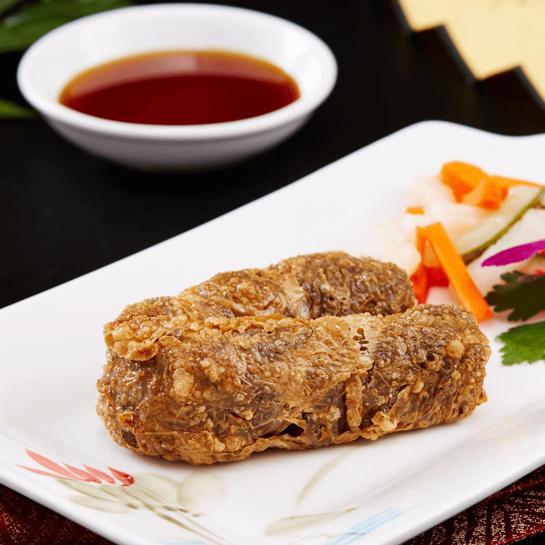 酥炸肝花 Fried Liver Roll
