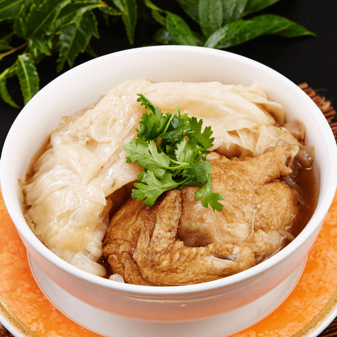 包菜炖鸡 Stewed Cabbage Chicken