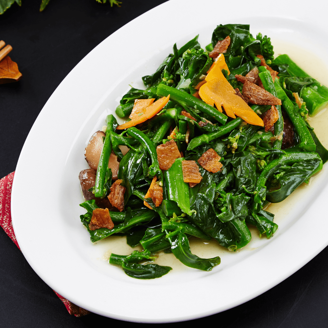 铁甫芥兰 Stir-Fried Kailan w Dried Sole Fish (Medium)