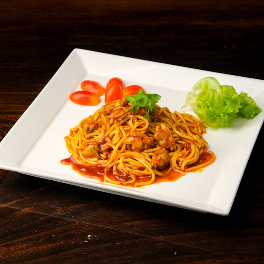 麻辣啦啦肉意粉