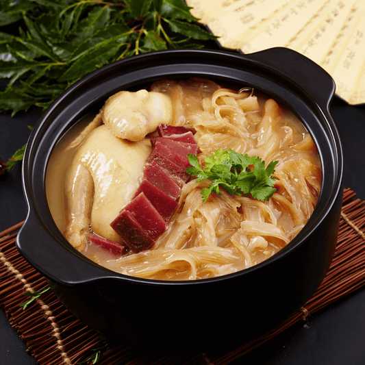 古法土鸡炖大排翅 10 Pax Double-Boiled Chicken Soup With Shark’s Fin