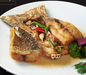 半煎煮午鱼尾 Pan-fried Threadfin Fish w Soybean Sauce