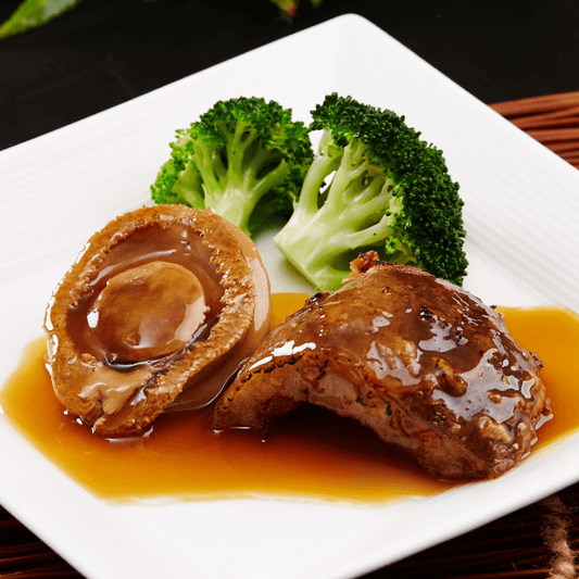南非25头干鲍拼烧海参 South Africa Candy Heart Abalone 25H with Seared Sea Cucumber
