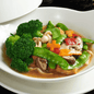 西兰花鲜菇豆腐 Stewed Mushroom & Tofu w Broccoli (Medium)