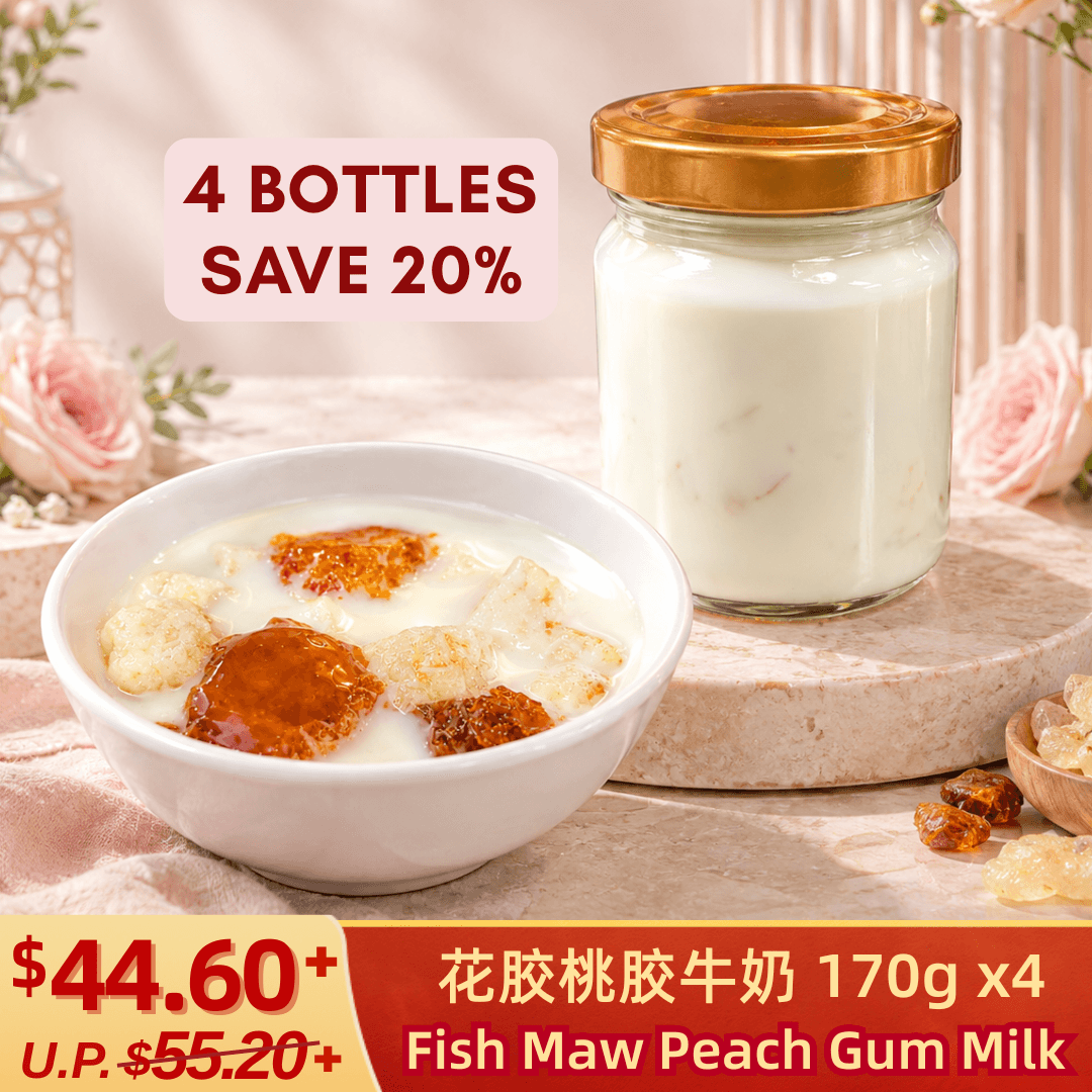 Fish Maw Peach Gum Milk